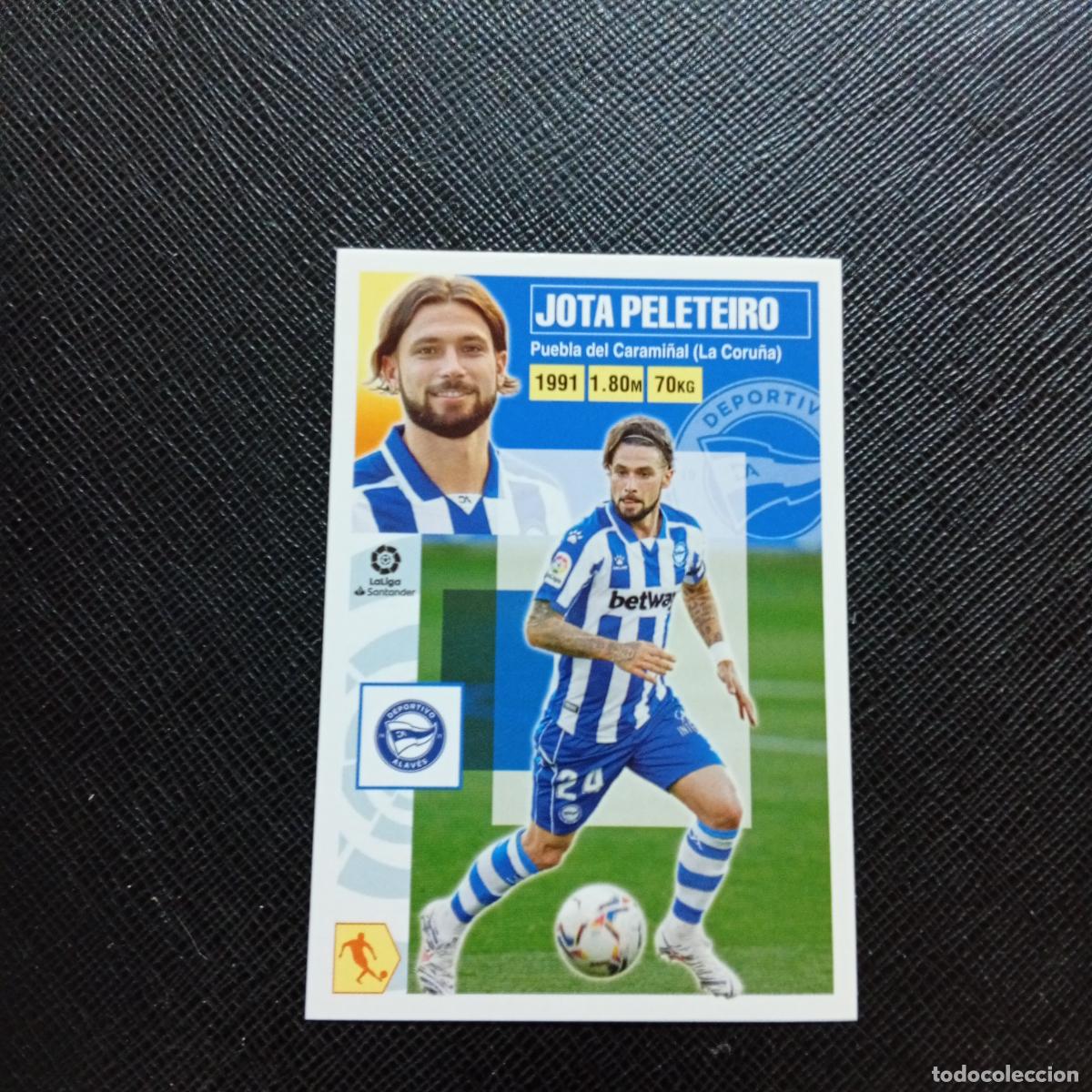 Cromos de f&uacute;tbol: JOTA PELETEIRO ALAVES ESTE 2020 2021 CROMO FUTBOL LIGA 20 21 - SIN PEGAR - A46 PG532 FICHAJE 47