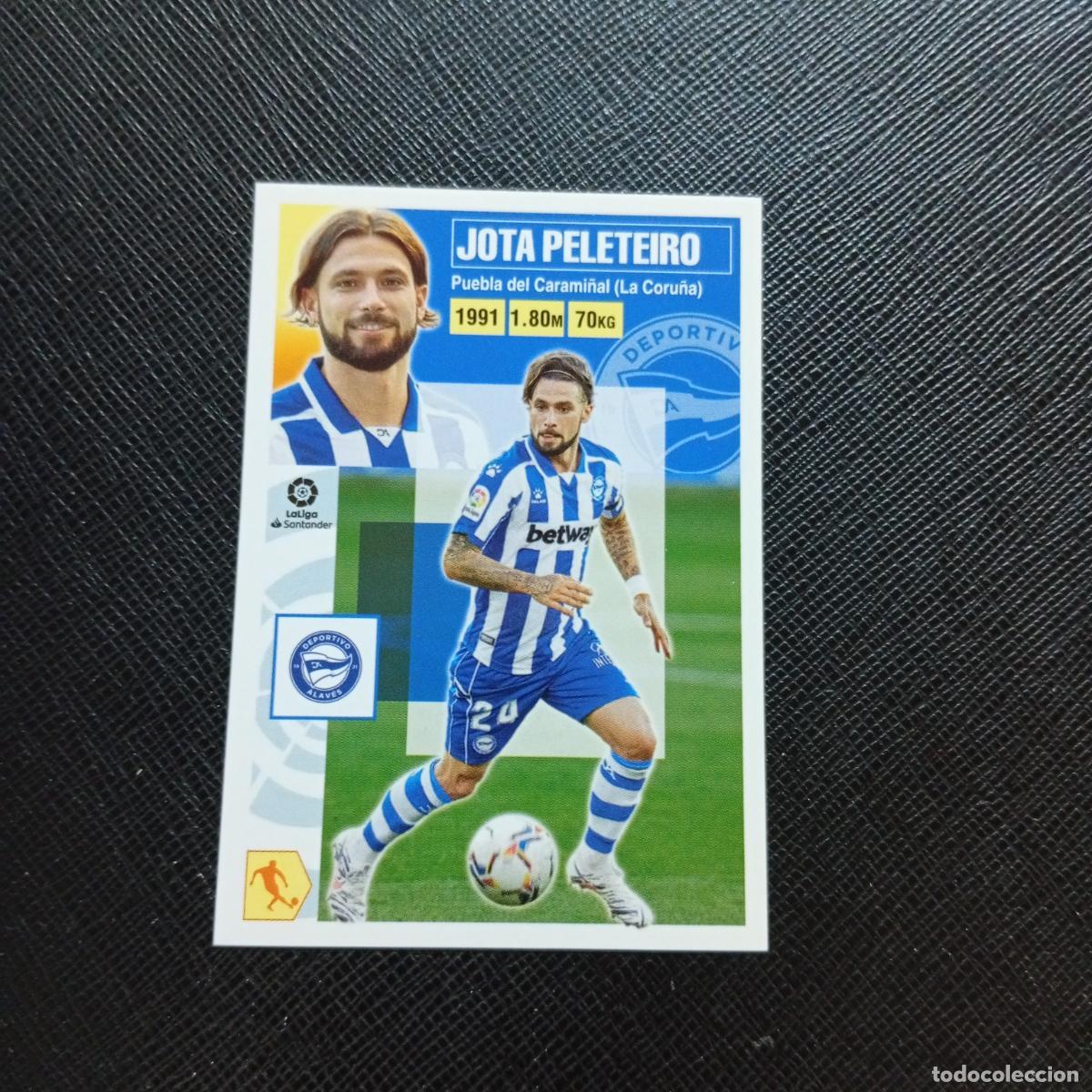 Cromos de f&uacute;tbol: JOTA PELETEIRO ALAVES ESTE 2020 2021 CROMO FUTBOL LIGA 20 21 - SIN PEGAR - A46 PG532 FICHAJE 47