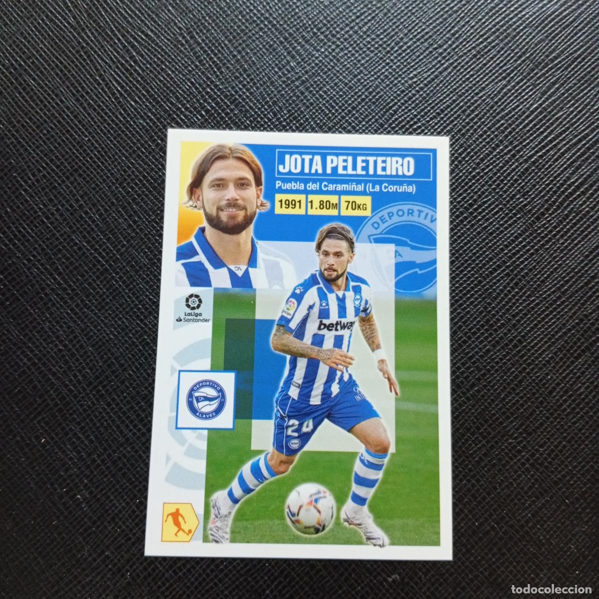 Cromos de f&uacute;tbol: JOTA PELETEIRO ALAVES ESTE 2020 2021 CROMO FUTBOL LIGA 20 21 - SIN PEGAR - A46 PG532 FICHAJE 47