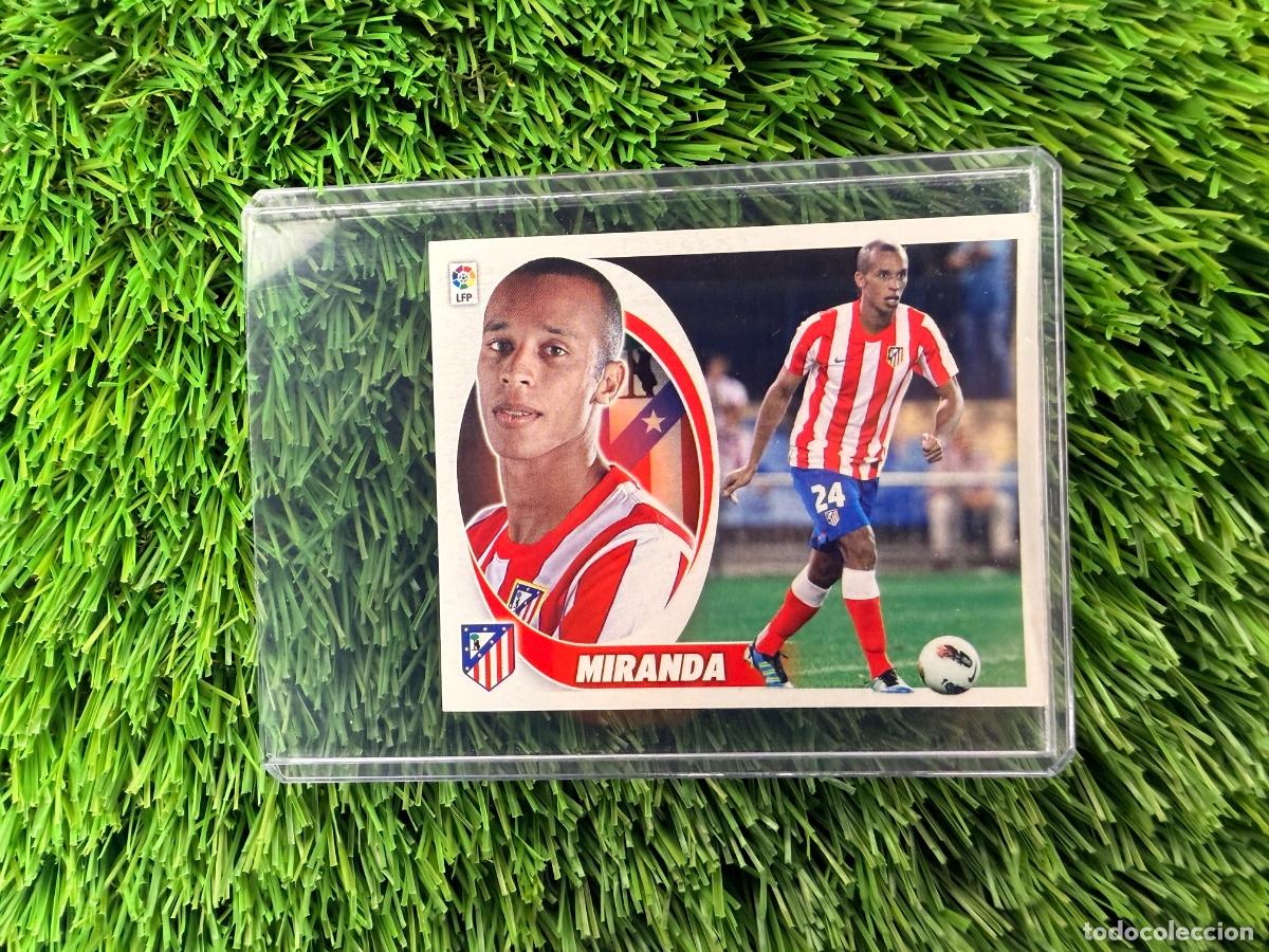 Cromos de f&uacute;tbol: N&ordm; 4 Miranda Atl&eacute;tico de Madrid Liga Este 12 13
