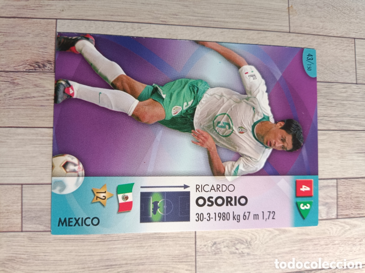 Cromos de f&uacute;tbol: 43 RICARDO OSORIO MEXICO MEJICO MUNDIAL 2006 GOAAAL PANINI WORLD CUP COPA DEL MUNDO GERMANY ALEMANIA