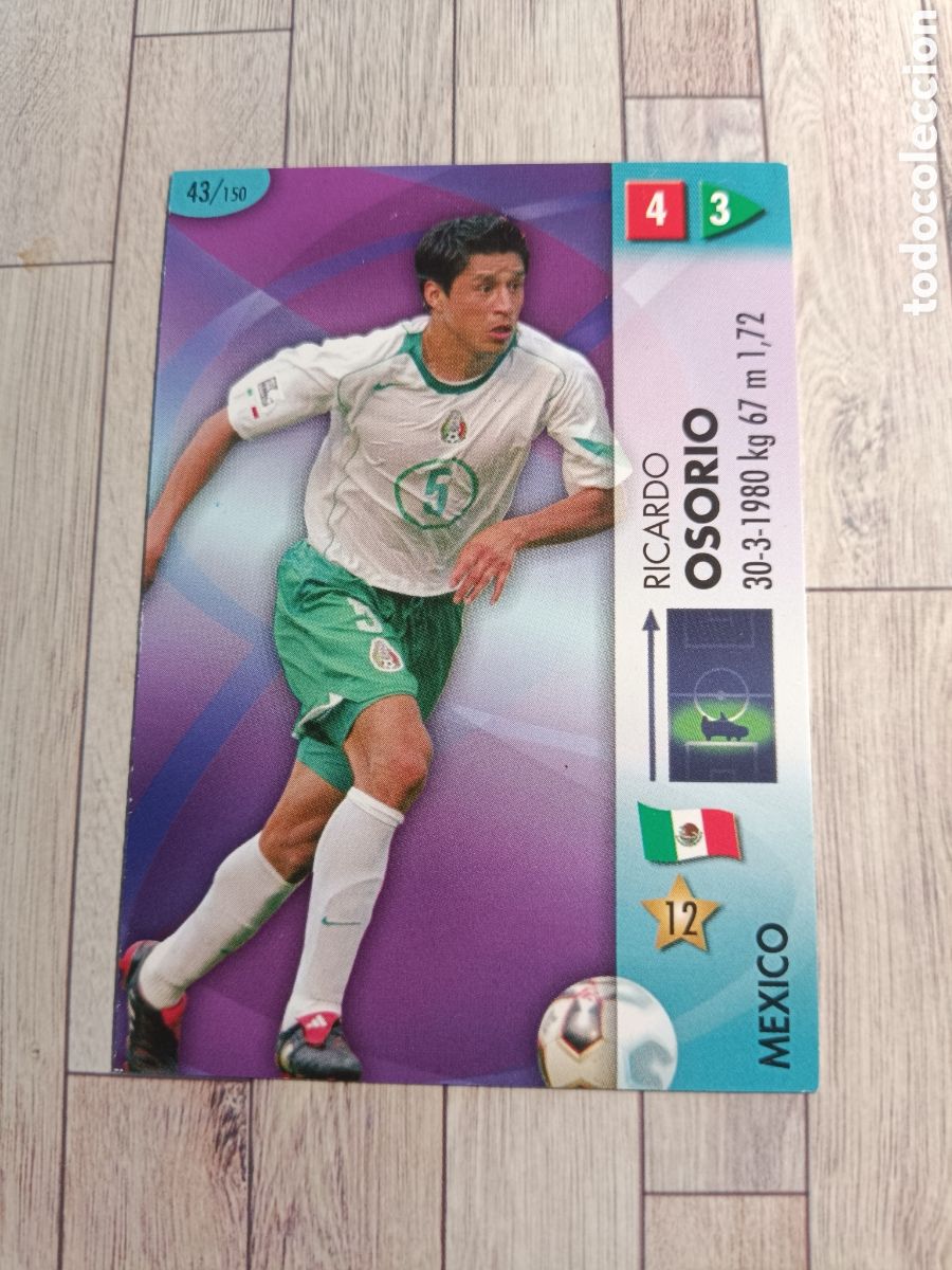 Cromos de f&uacute;tbol: 43 RICARDO OSORIO MEXICO MEJICO MUNDIAL 2006 GOAAAL PANINI WORLD CUP COPA DEL MUNDO GERMANY ALEMANIA