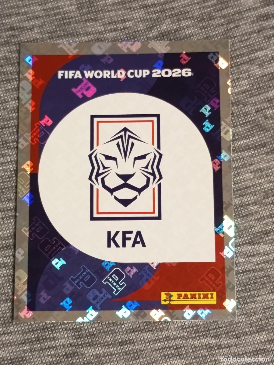 Cromos de f&uacute;tbol: ESCUDO COREA DEL SUR KOR 1 STICKER MUNDIAL 2026 PANINI FIFA WORLD CUP NUEVO