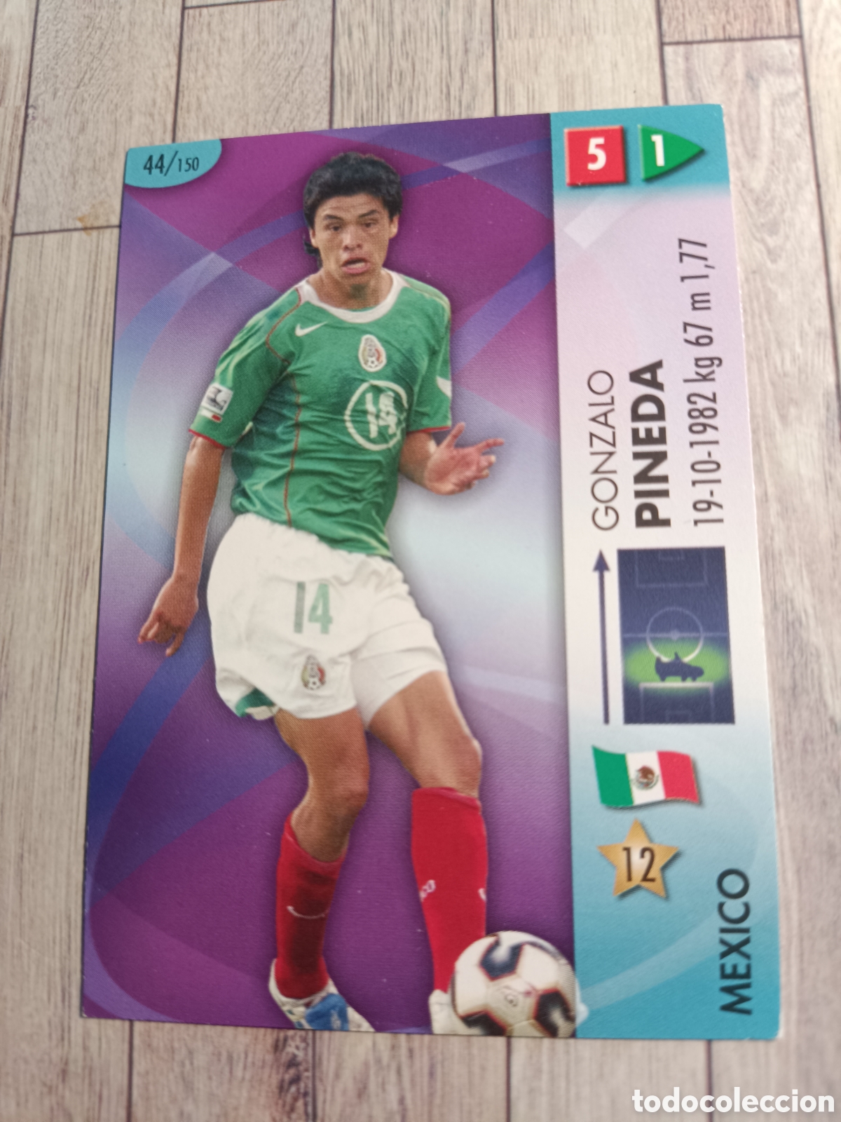 Cromos de f&uacute;tbol: 44 GONZALO PINEDA MEXICO MEJICO MUNDIAL 2006 GOAAAL PANINI WORLD CUP COPA DEL MUNDO GERMANY ALEMANIA