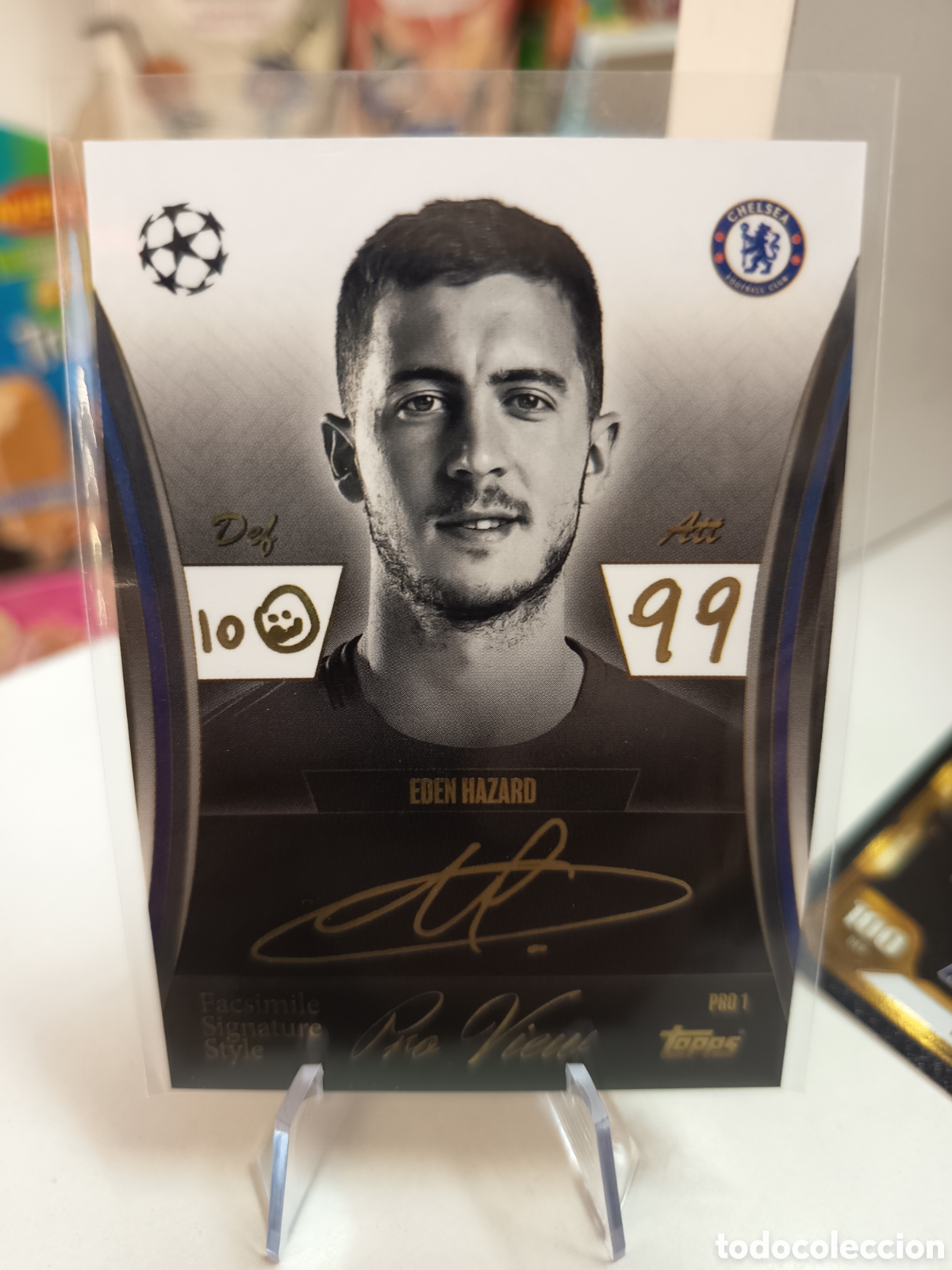Cromos de f&uacute;tbol: PRO VIEW PRO1 HAZARD MATCH ATTAX EXTRA 2025 2026