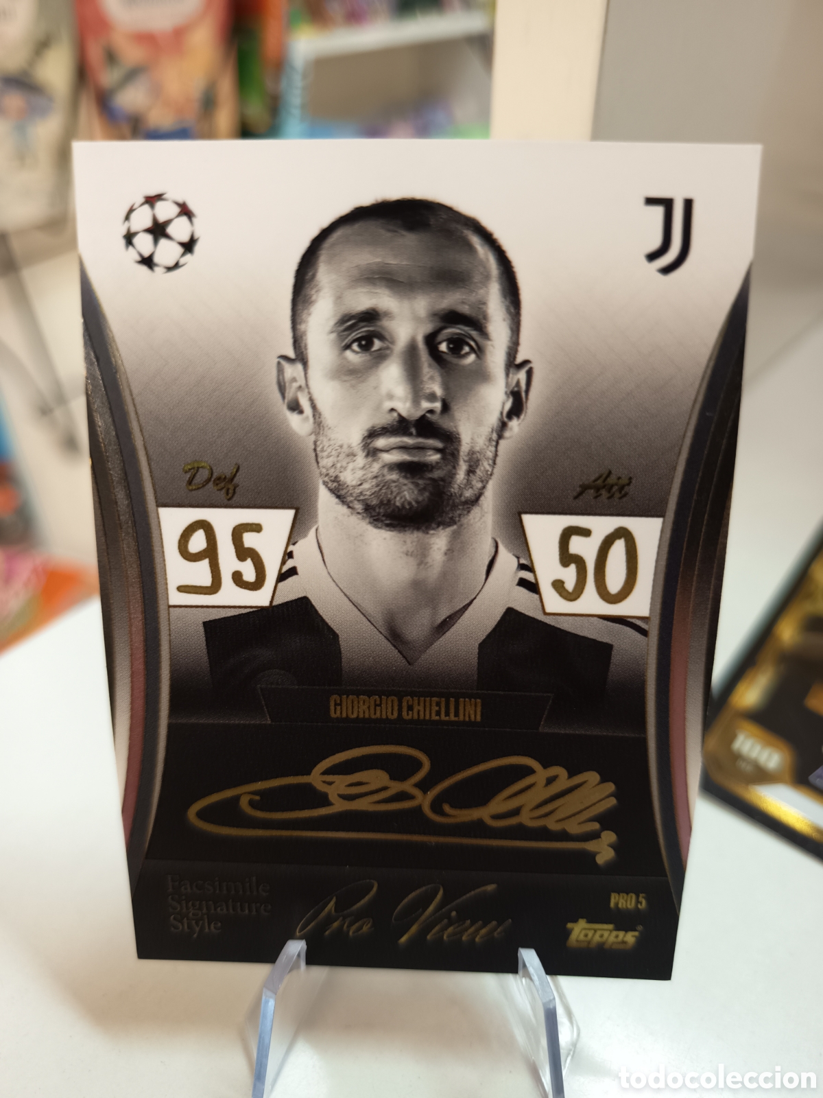Cromos de f&uacute;tbol: PRO VIEW PRO5 CHIELLINI MATCH ATTAX EXTRA 2025 2026