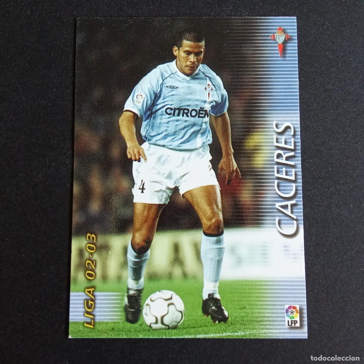 Cromos de Futebol: 96 CACERES CELTA LIGA 2002 2003 02 03 MEGAFICHAS PANINI