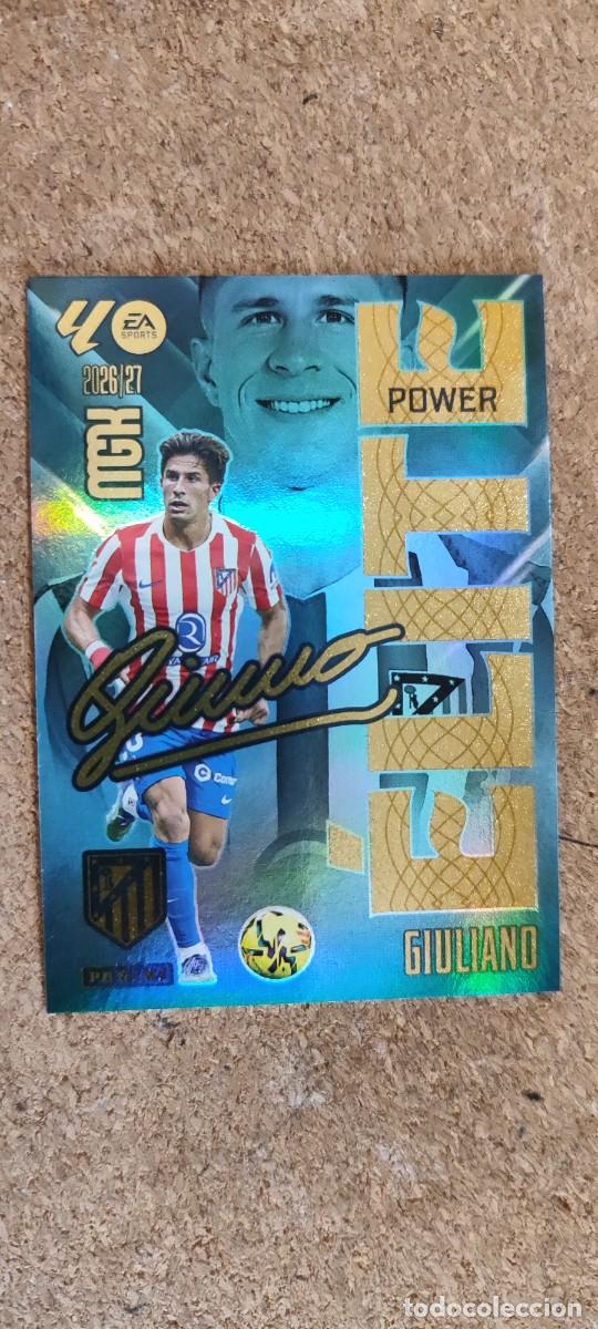 Cromos de Futebol: MEGACRACKS 26/27 CARD ELITE POWER GIULIANO AT MADRID # P7 PANINI