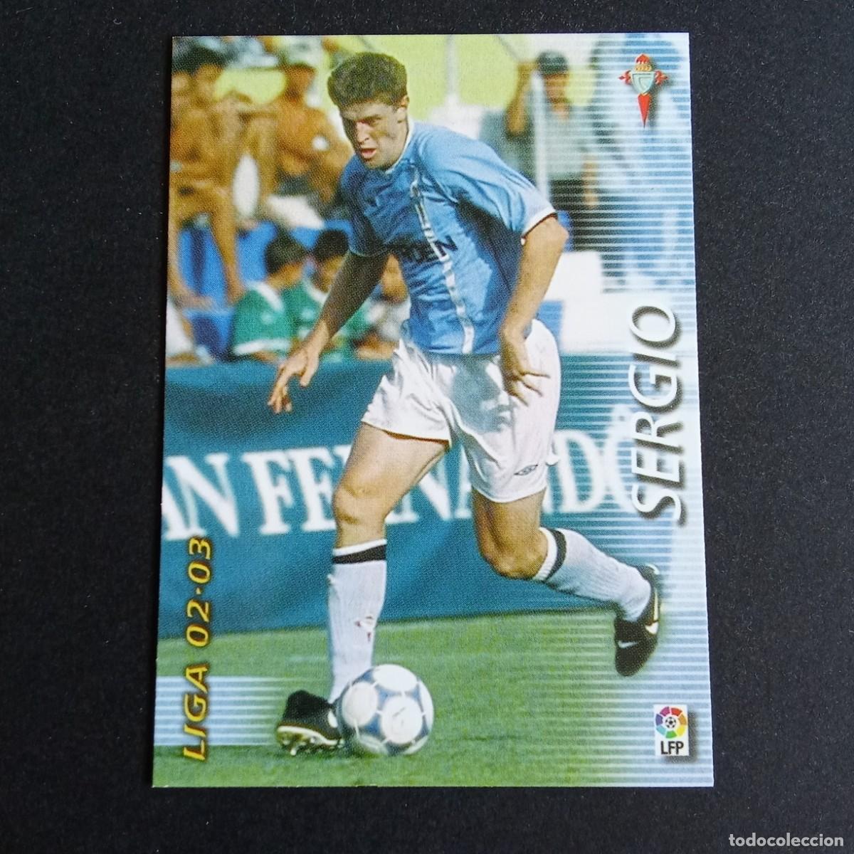 Cartes &agrave; collectionner de Football: 98 SERGIO CELTA LIGA 2002 2003 02 03 MEGAFICHAS PANINI