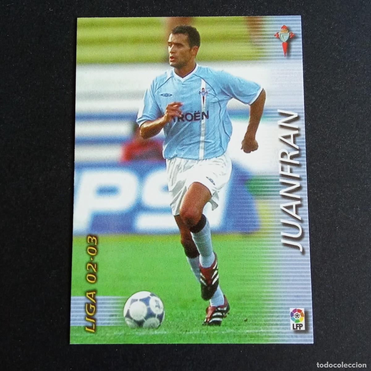 Cartes &agrave; collectionner de Football: 99 JUANFRAN CELTA LIGA 2002 2003 02 03 MEGAFICHAS PANINI