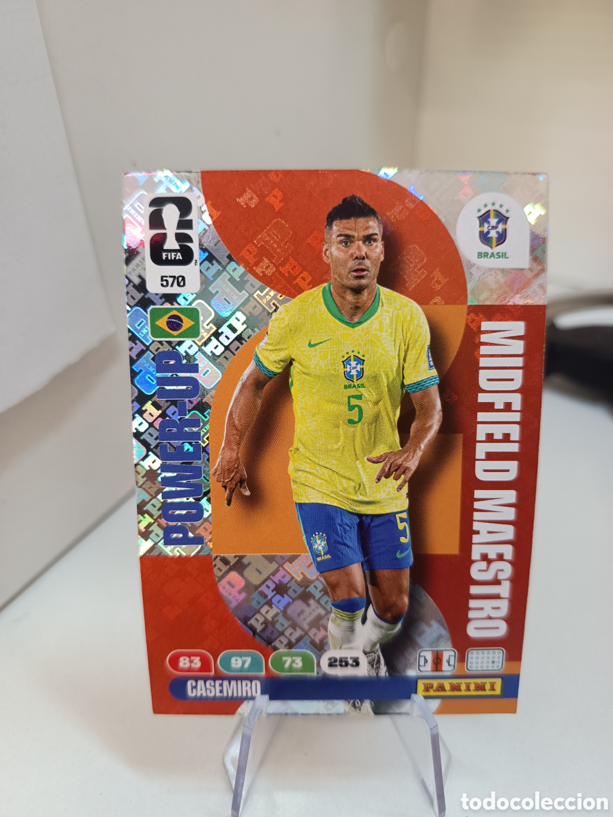Cartes &agrave; collectionner de Football: 570 CASEMIRO ADRENALYN WORLD CUP 2026 MUNDIAL