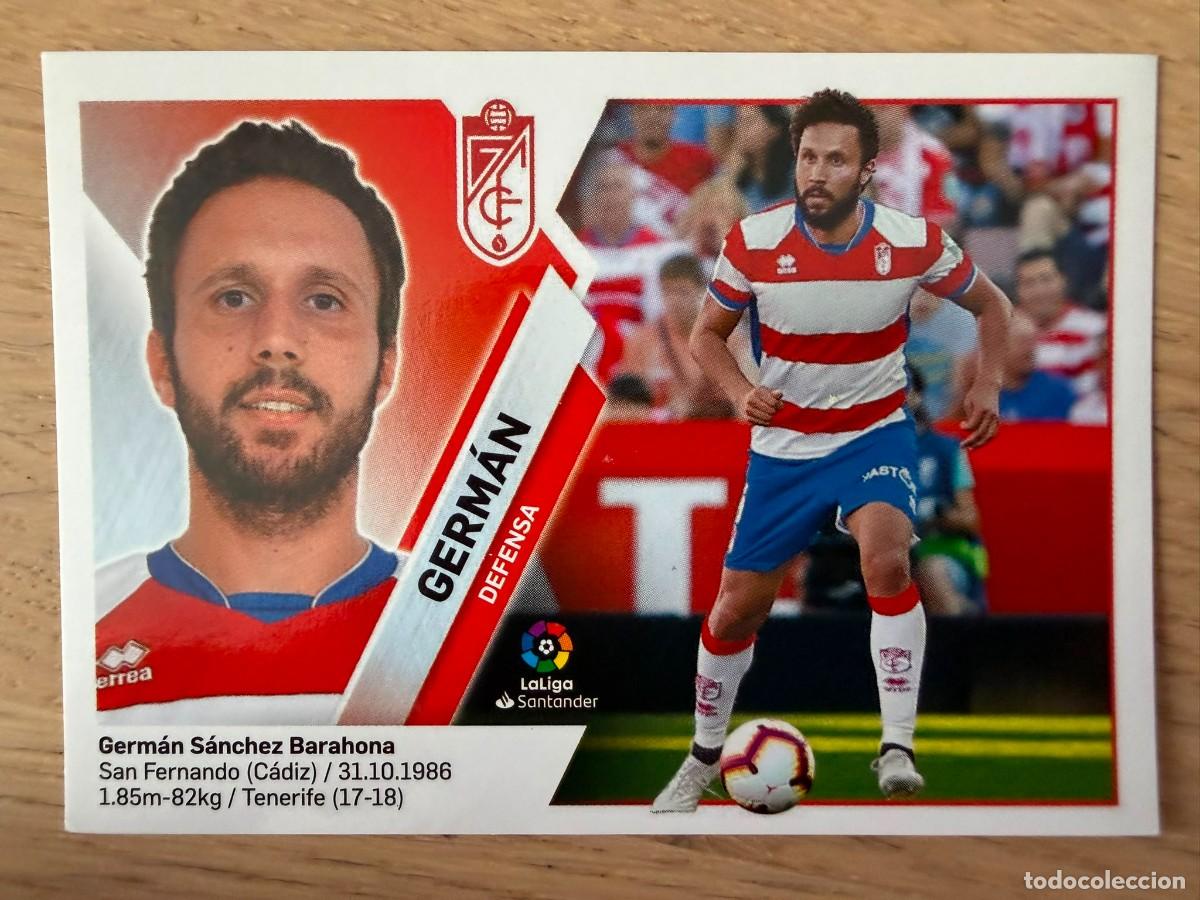 Cartes &agrave; collectionner de Football: 4 GERMAN GRANADA 19 20 2019 2020 LIGA SANTANDER COLECCIONES ESTE SIN PEGAR STICKER