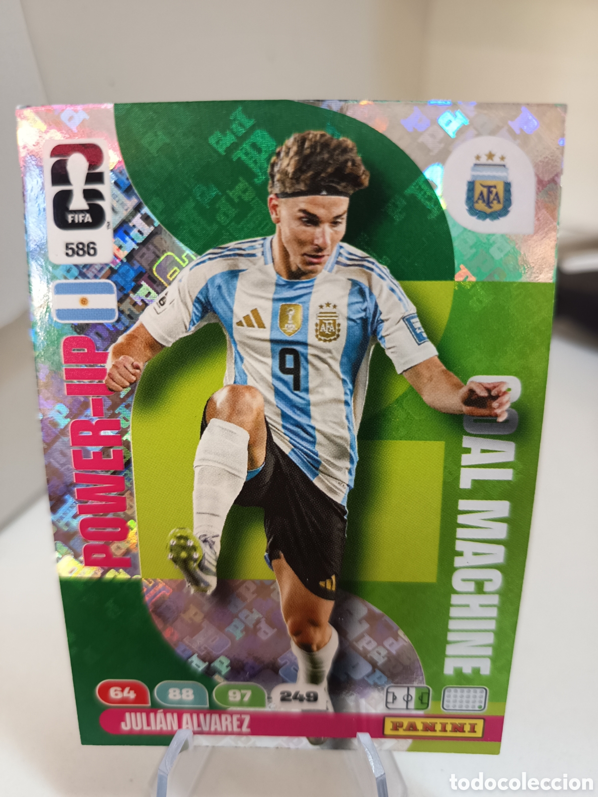 Cartes &agrave; collectionner de Football: 586 JUKIAN ALVAREZ ADRENALYN WORLD CUP 2026 MUNDIAL