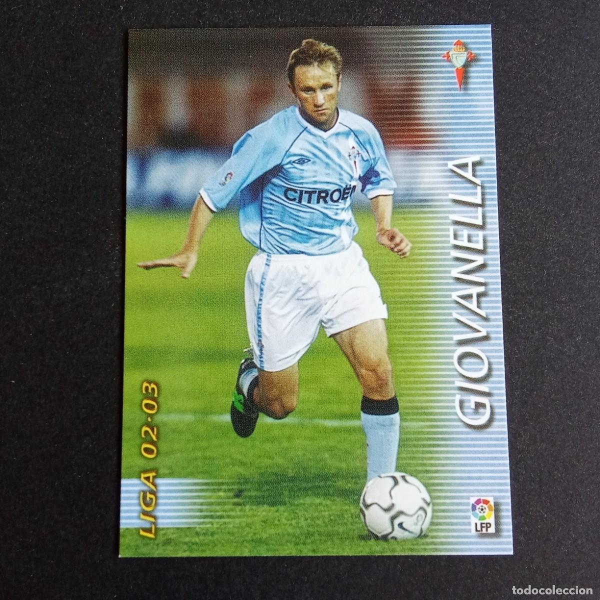 Cartes &agrave; collectionner de Football: 103 GIOVANELLA CELTA LIGA 2002 2003 02 03 MEGAFICHAS PANINI