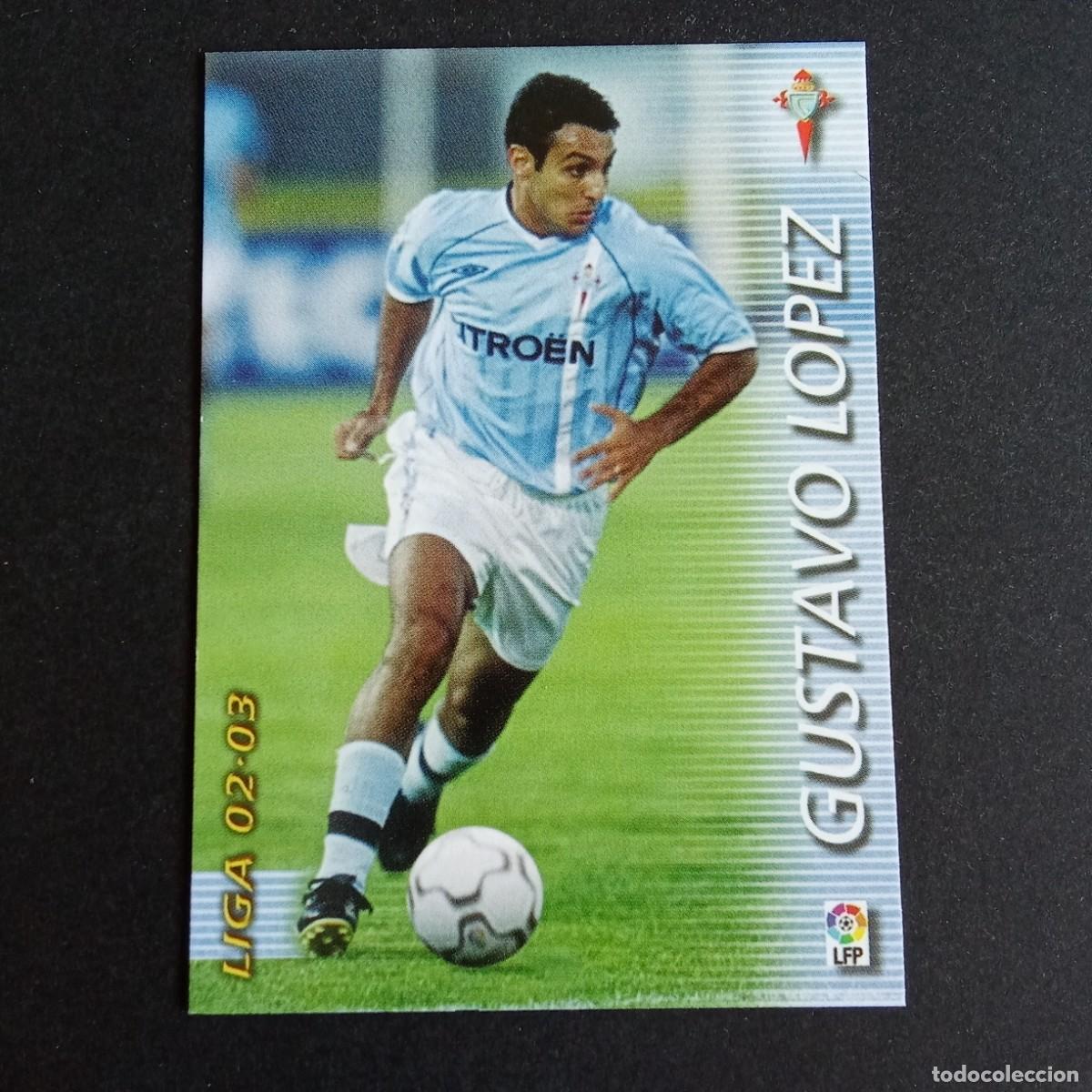 Cartes &agrave; collectionner de Football: 104 GUSTAVO LOPEZ CELTA LIGA 2002 2003 02 03 MEGAFICHAS PANINI