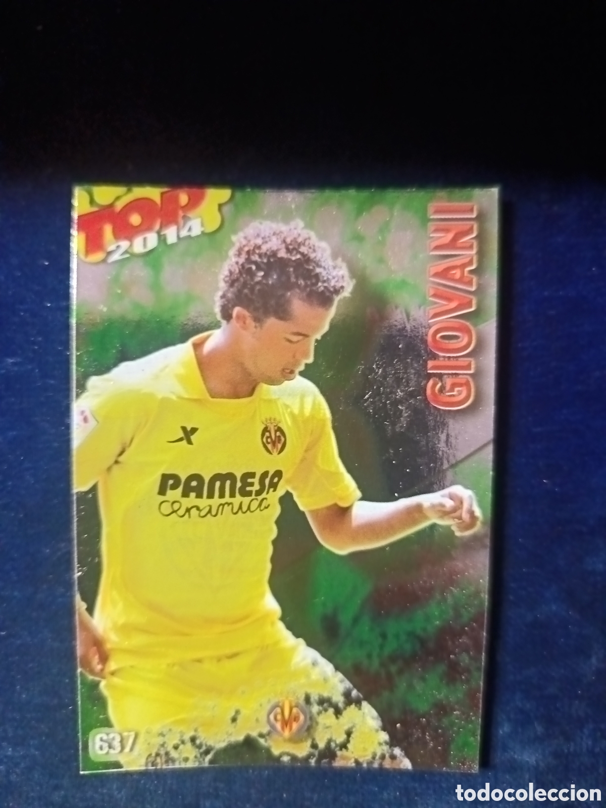 Cartes &agrave; collectionner de Football: 637 Giovanni TOP BRILLO VERDE - MUNDICROMO 2013 2014 13-14