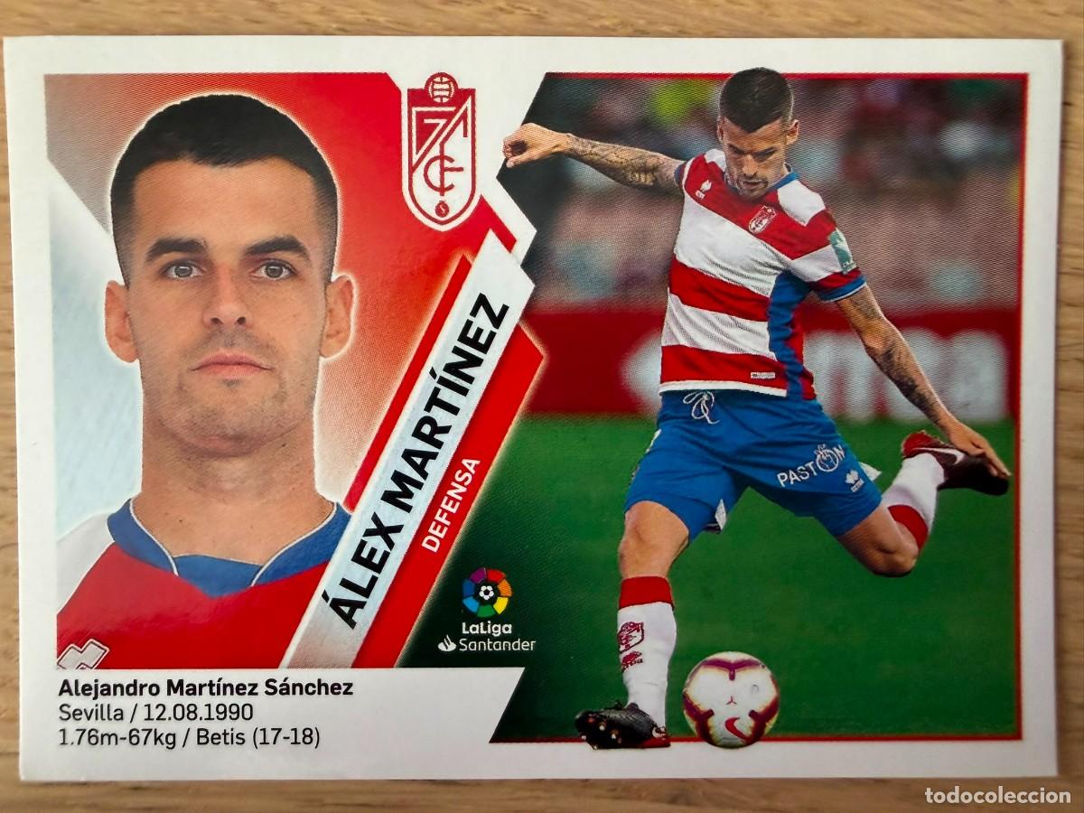Cromos de f&uacute;tbol: 7 ALEX MARTINEZ GRANADA 19 20 2019 2020 LIGA SANTANDER COLECCIONES ESTE SIN PEGAR STICKER