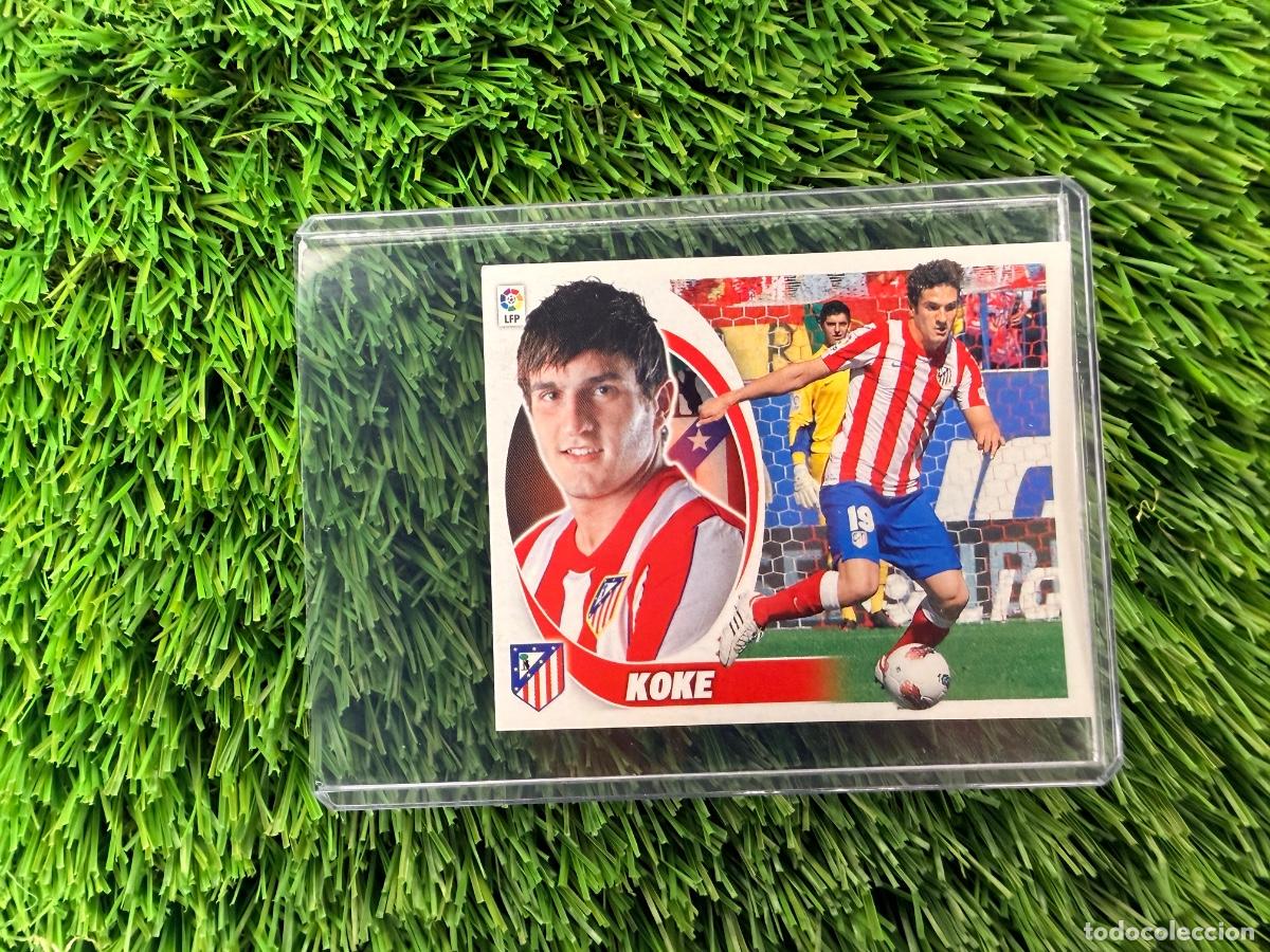 Cromos de f&uacute;tbol: N&ordm; 13A Koke Atl&eacute;tico de Madrid Liga Este 12 13