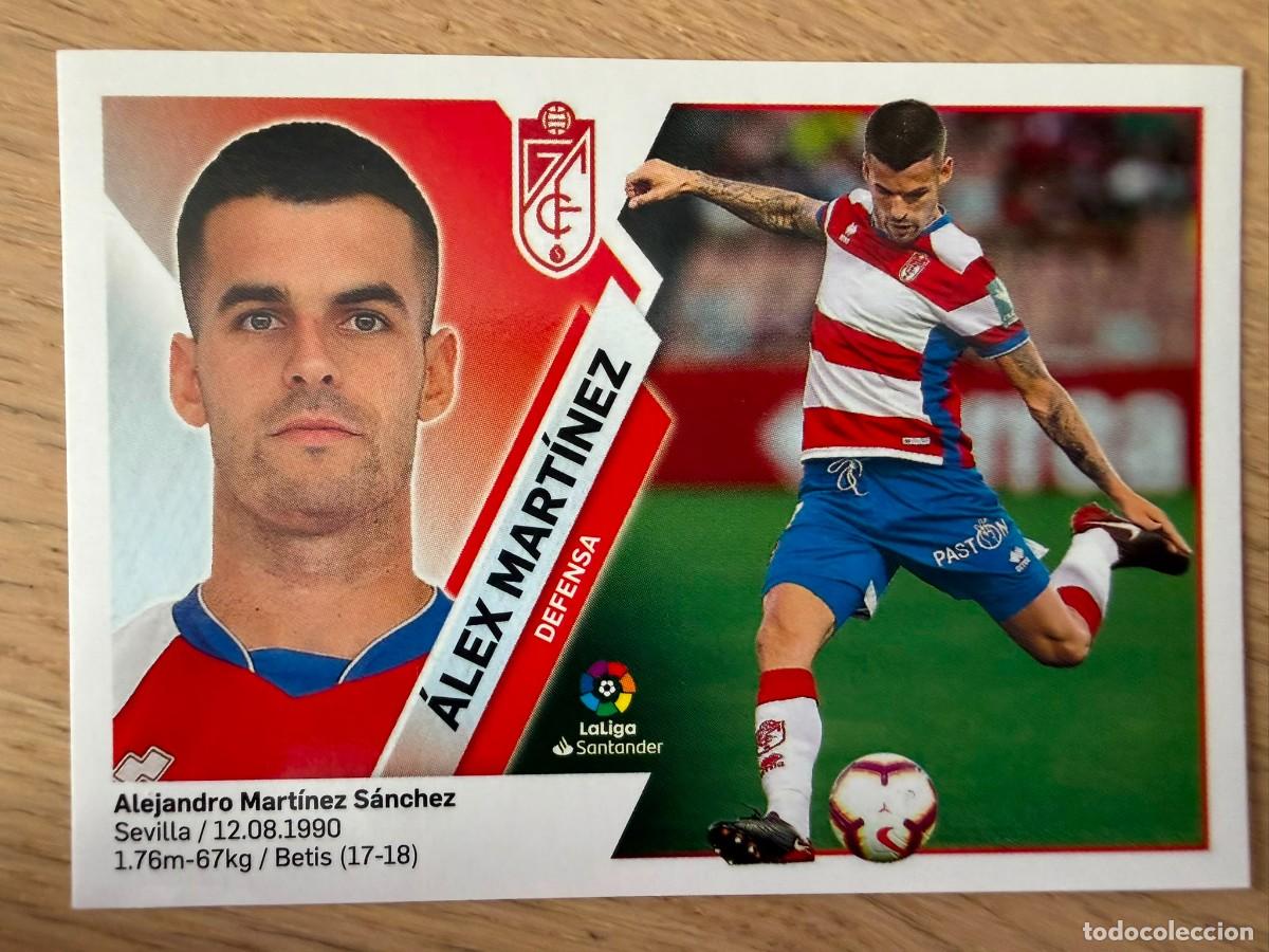 Cromos de f&uacute;tbol: 7 ALEX MARTINEZ GRANADA 19 20 2019 2020 LIGA SANTANDER COLECCIONES ESTE SIN PEGAR STICKER