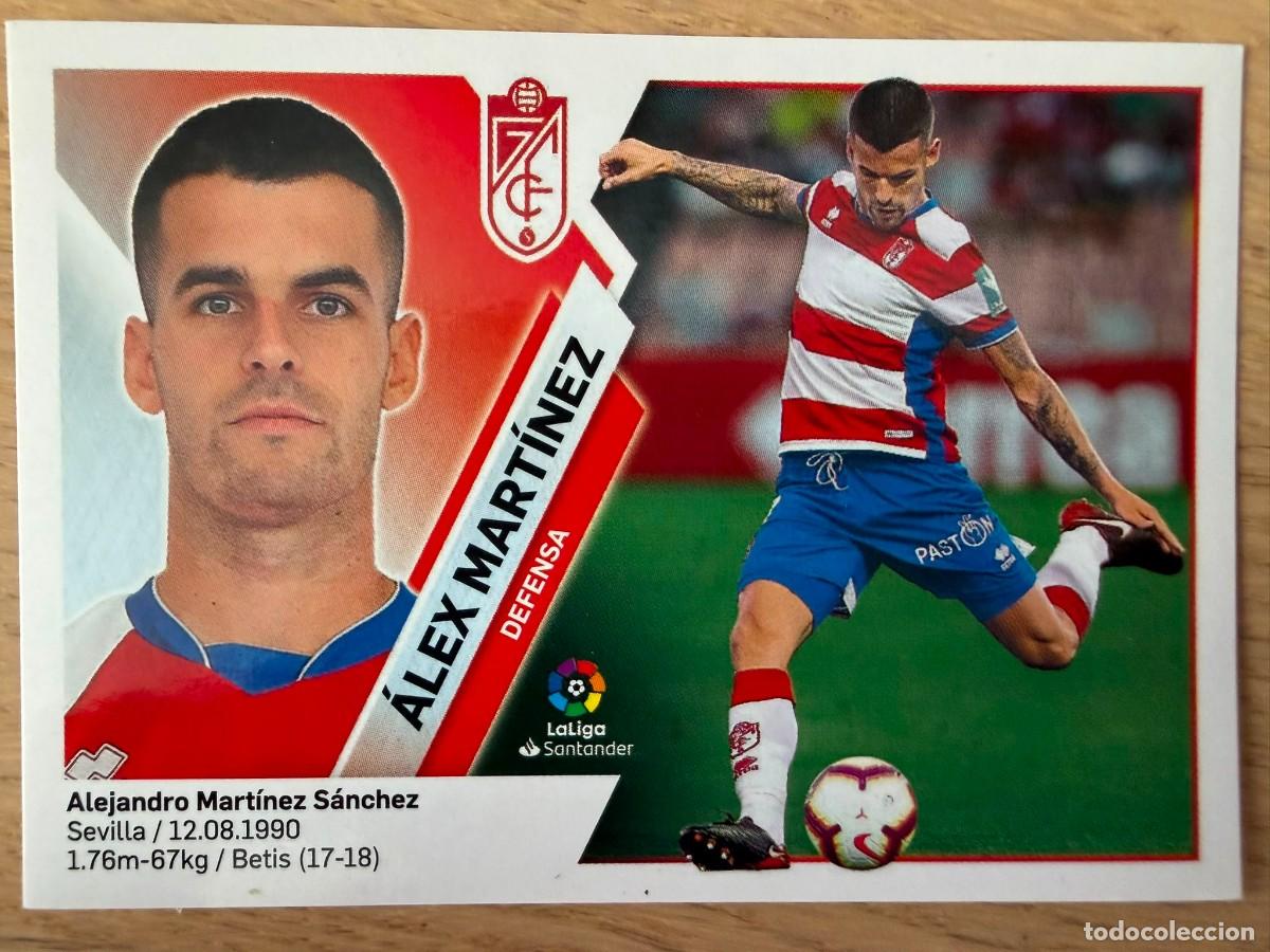 Cromos de f&uacute;tbol: 7 ALEX MARTINEZ GRANADA 19 20 2019 2020 LIGA SANTANDER COLECCIONES ESTE SIN PEGAR STICKER