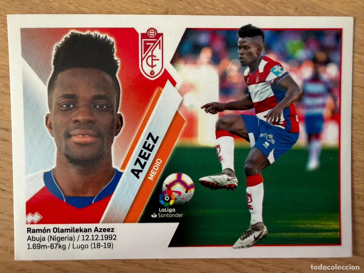 Cromos de f&uacute;tbol: 9B 9 B AZEEZ GRANADA 19 20 2019 2020 LIGA SANTANDER COLECCIONES ESTE SIN PEGAR STICKER