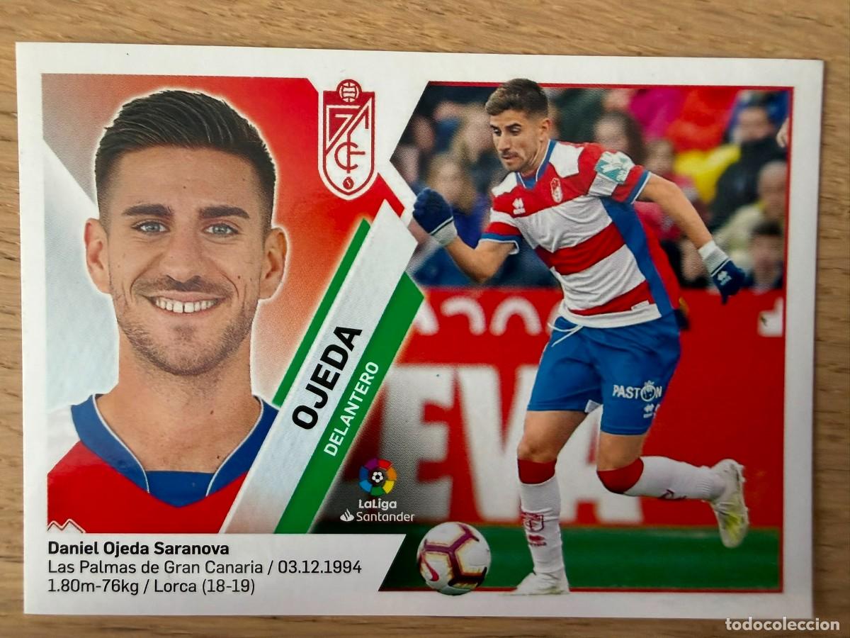 Cromos de f&uacute;tbol: 13 OJEDA GRANADA 19 20 2019 2020 LIGA SANTANDER COLECCIONES ESTE SIN PEGAR STICKER