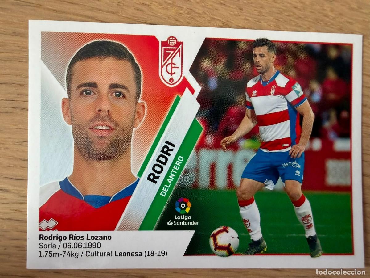 Cromos de f&uacute;tbol: 14 RODRI GRANADA 19 20 2019 2020 LIGA SANTANDER COLECCIONES ESTE SIN PEGAR STICKER