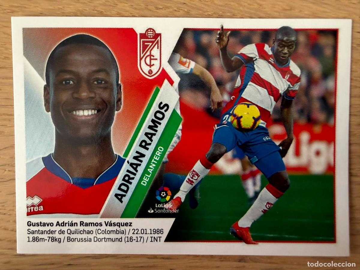 Cartes &agrave; collectionner de Football: 16 ADRIAN RAMOS GRANADA 19 20 2019 2020 LIGA SANTANDER COLECCIONES ESTE SIN PEGAR STICKER