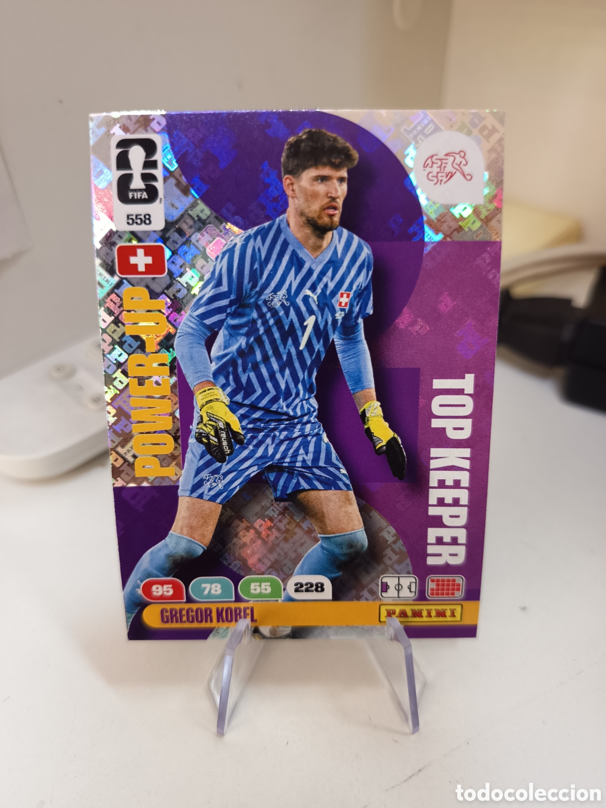 Football Stickers: 558 GREGOR KOBEL ADRENALYN WORLD CUP 2026 MUNDIAL