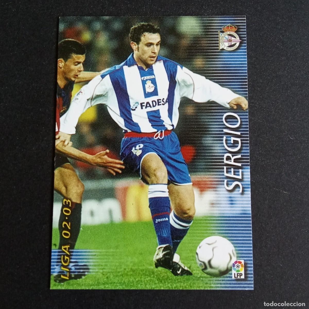 Football Stickers: 119 SERGIO DEPORTIVO CORU&Ntilde;A LIGA 2002 2003 02 03 MEGAFICHAS PANINI