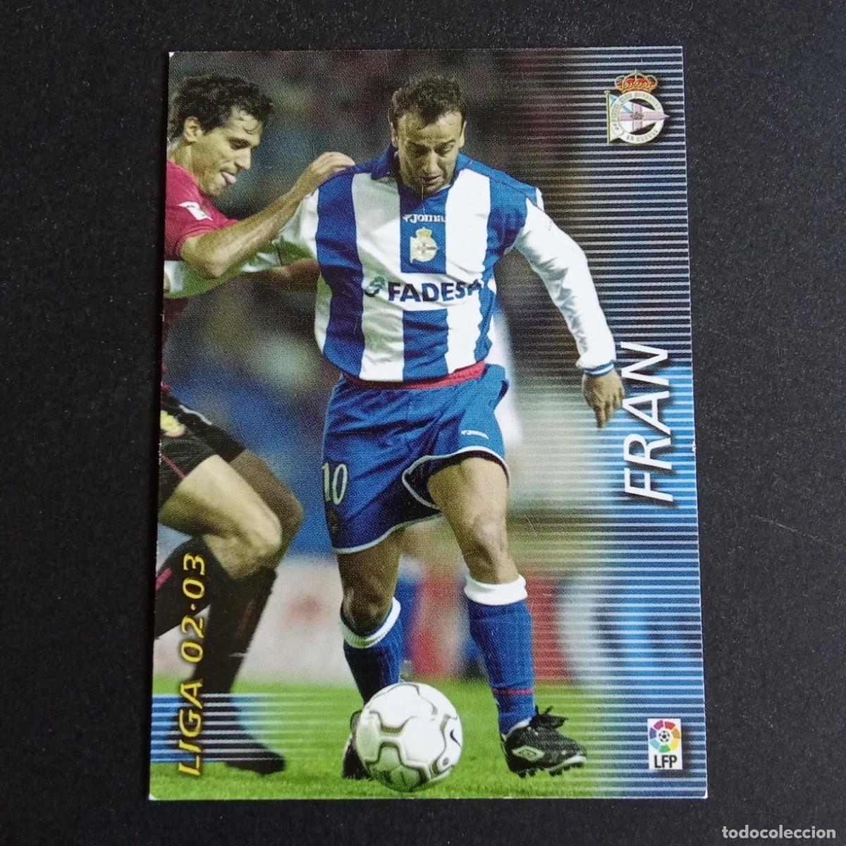 Fu&szlig;ball-Sticker: 121 FRAN DEPORTIVO CORU&Ntilde;A LIGA 2002 2003 02 03 MEGAFICHAS PANINI