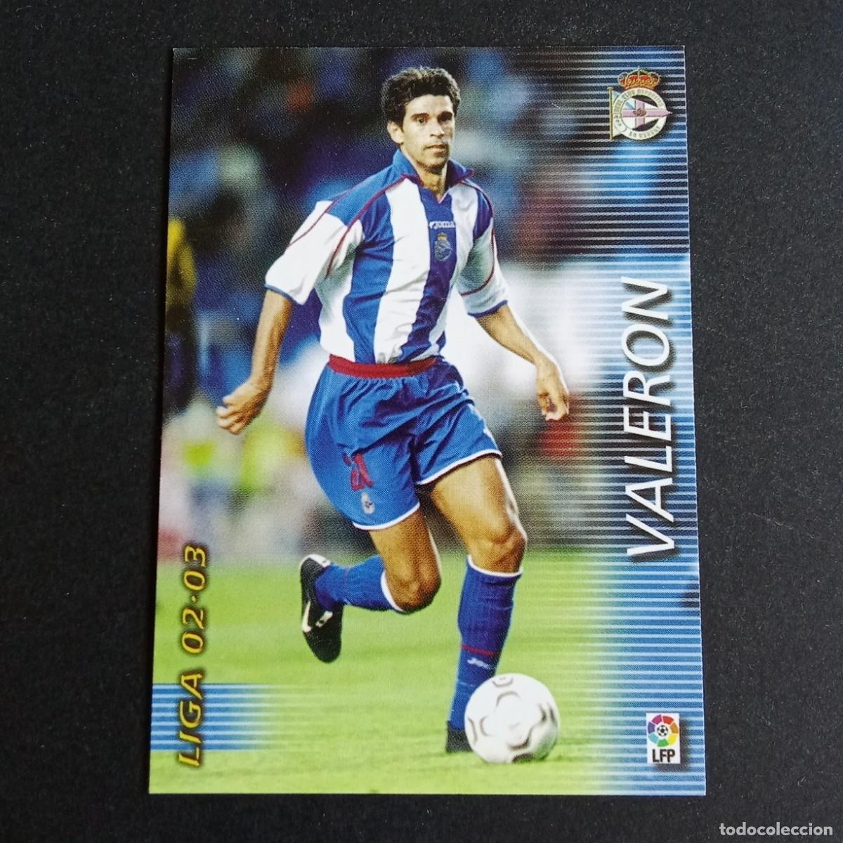 Fu&szlig;ball-Sticker: 123 VALERON DEPORTIVO CORU&Ntilde;A LIGA 2002 2003 02 03 MEGAFICHAS PANINI
