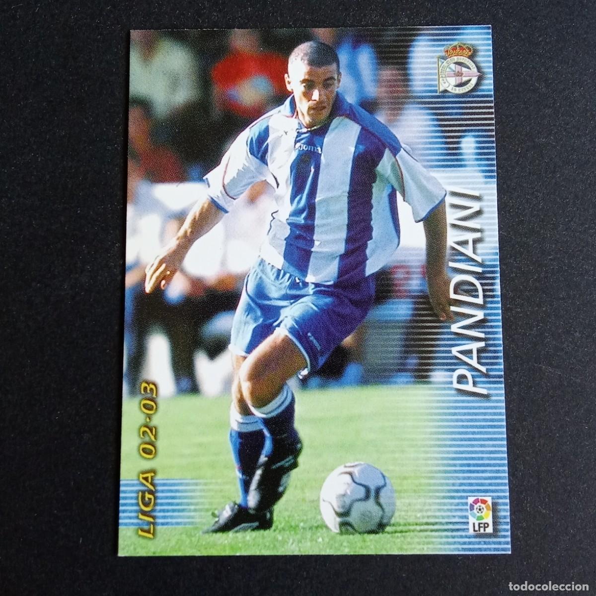 Fu&szlig;ball-Sticker: 126 PANDIANI DEPORTIVO CORU&Ntilde;A LIGA 2002 2003 02 03 MEGAFICHAS PANINI