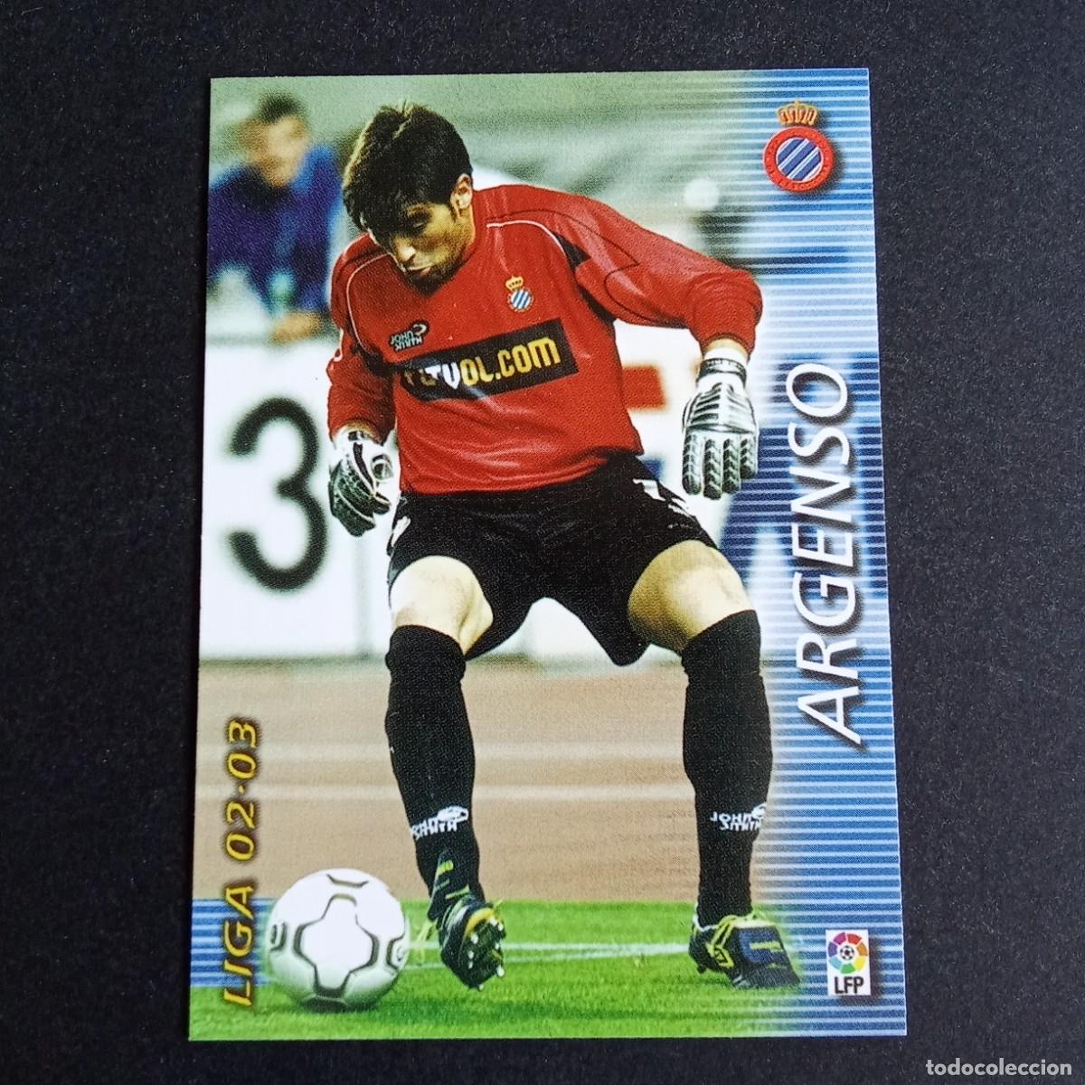 Cartes &agrave; collectionner de Football: 128 ARGENSO ESPANYOL LIGA 2002 2003 02 03 MEGAFICHAS PANINI