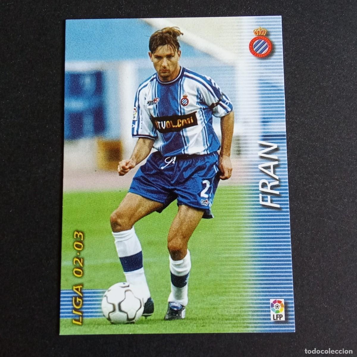Cartes &agrave; collectionner de Football: 130 FRAN ESPANYOL LIGA 2002 2003 02 03 MEGAFICHAS PANINI