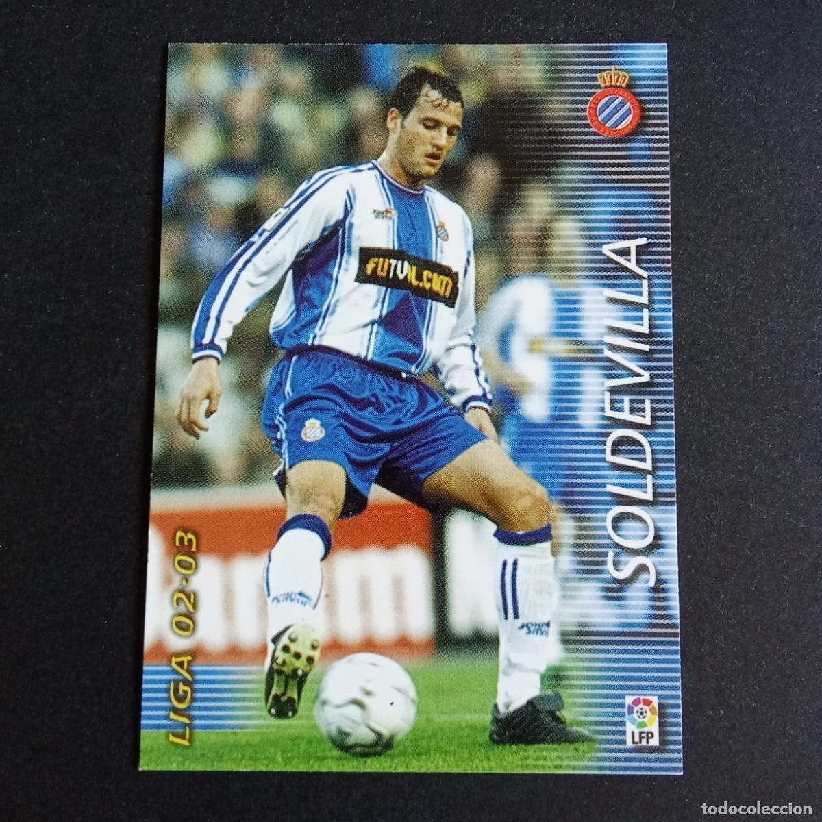 Cromos de f&uacute;tbol: 132 SOLDEVILLA ESPANYOL LIGA 2002 2003 02 03 MEGAFICHAS PANINI