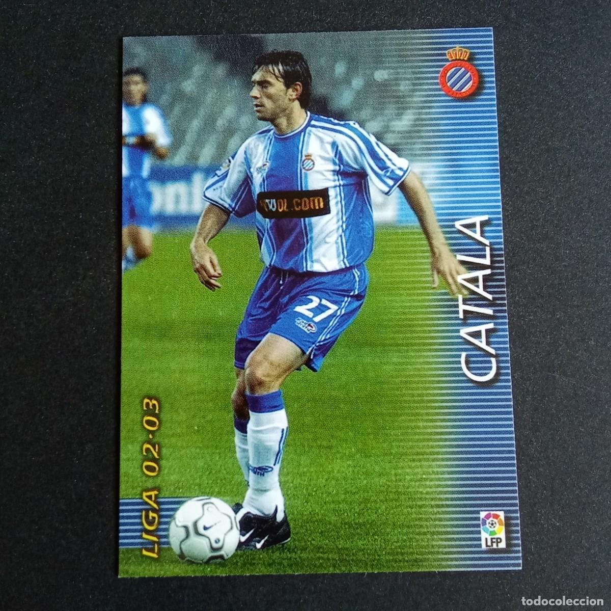 Cromos de f&uacute;tbol: 133 CATALA ESPANYOL LIGA 2002 2003 02 03 MEGAFICHAS PANINI