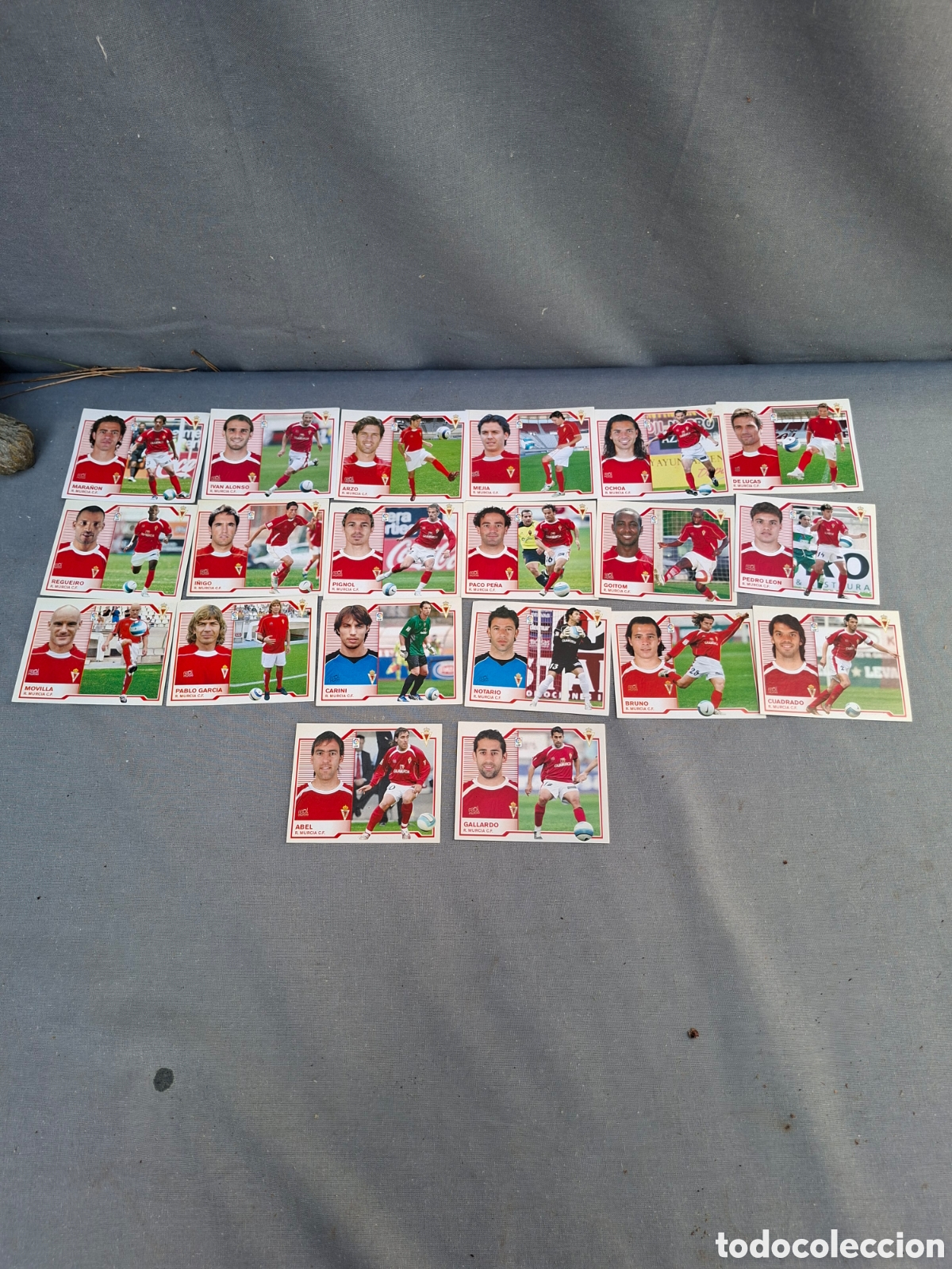 Cromos de f&uacute;tbol: Lote de cromos R.MURCIA C.F. 2007/2008