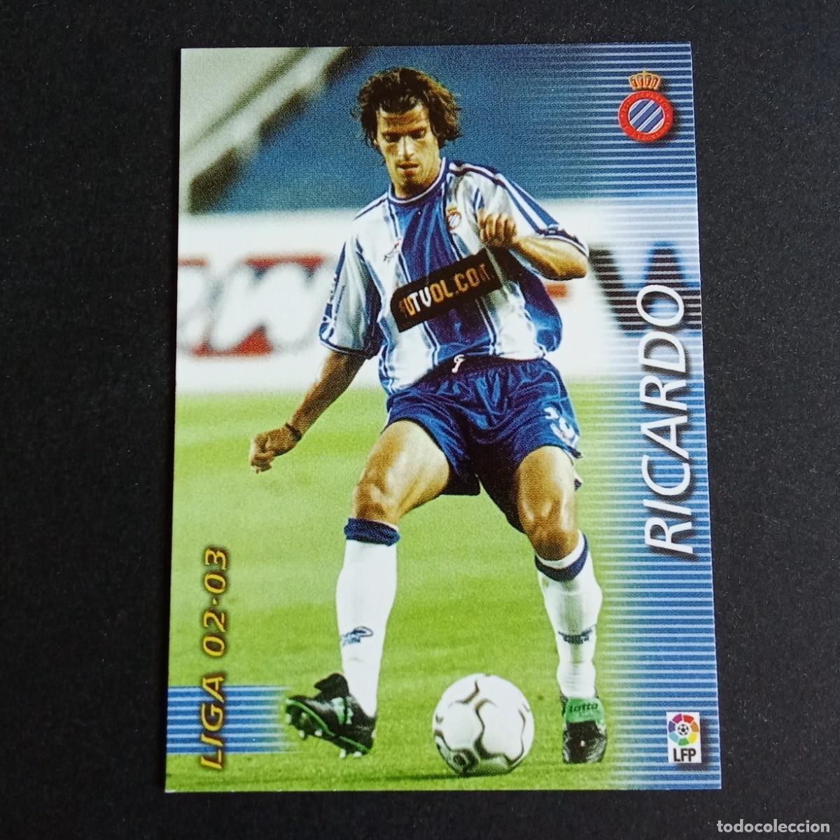 Cromos de f&uacute;tbol: 134 RICARDO ESPANYOL LIGA 2002 2003 02 03 MEGAFICHAS PANINI
