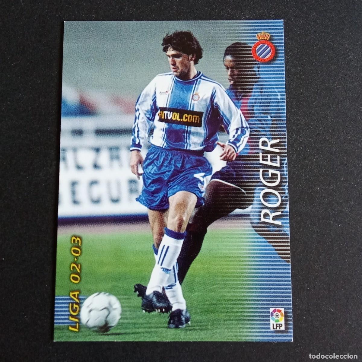 Cromos de f&uacute;tbol: 141 ROGER ESPANYOL LIGA 2002 2003 02 03 MEGAFICHAS PANINI