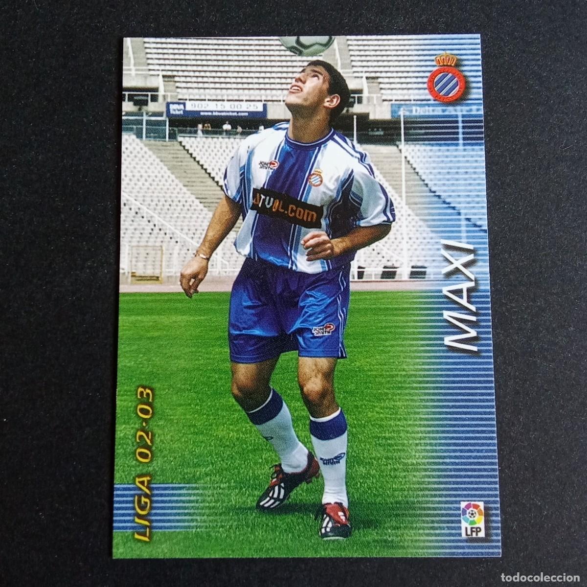 Cromos de f&uacute;tbol: 142 MAXI ESPANYOL LIGA 2002 2003 02 03 MEGAFICHAS PANINI