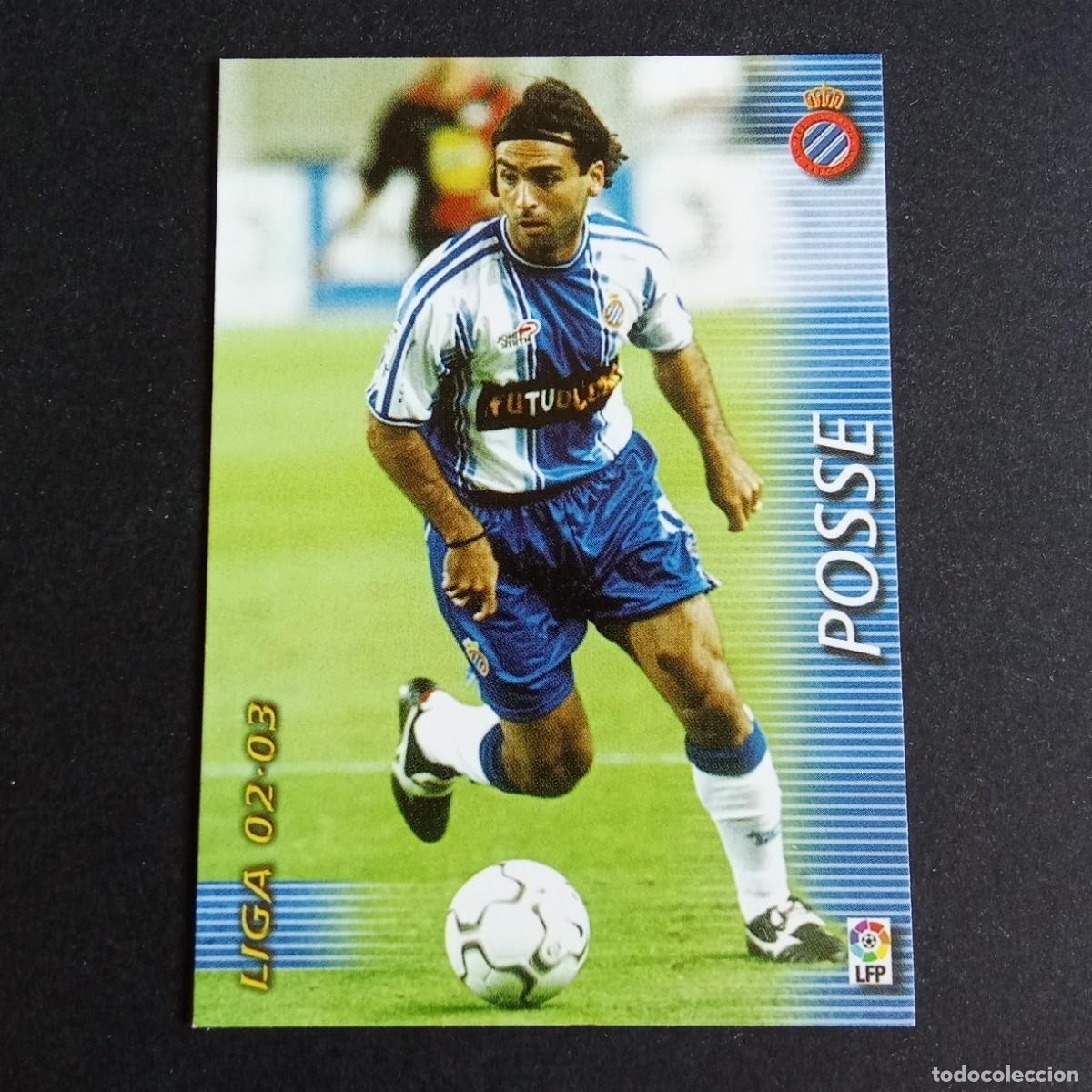 Fu&szlig;ball-Sticker: 143 POSSE ESPANYOL LIGA 2002 2003 02 03 MEGAFICHAS PANINI