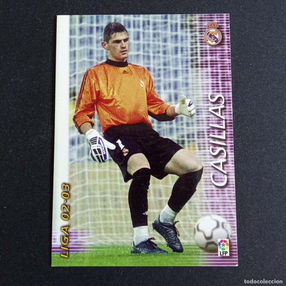 Fu&szlig;ball-Sticker: 146 CASILLAS REAL MADRID LIGA 2002 2003 02 03 MEGAFICHAS PANINI