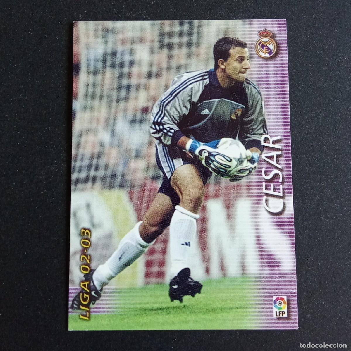 Fu&szlig;ball-Sticker: 147 CESAR REAL MADRID LIGA 2002 2003 02 03 MEGAFICHAS PANINI
