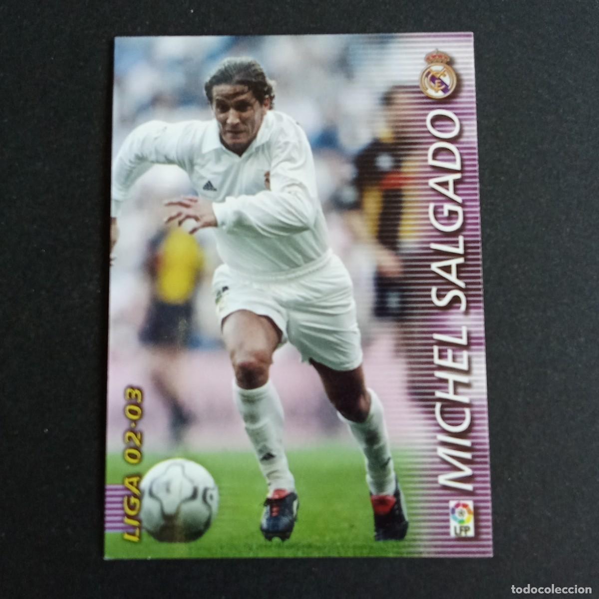 Fu&szlig;ball-Sticker: 148 MICHEL SALGADO REAL MADRID LIGA 2002 2003 02 03 MEGAFICHAS PANINI