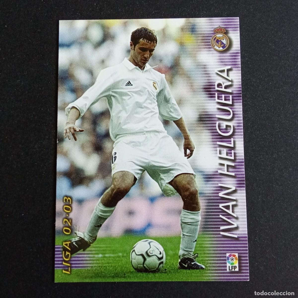 Cromos de f&uacute;tbol: 153 IVAN HELGUERA REAL MADRID LIGA 2002 2003 02 03 MEGAFICHAS PANINI