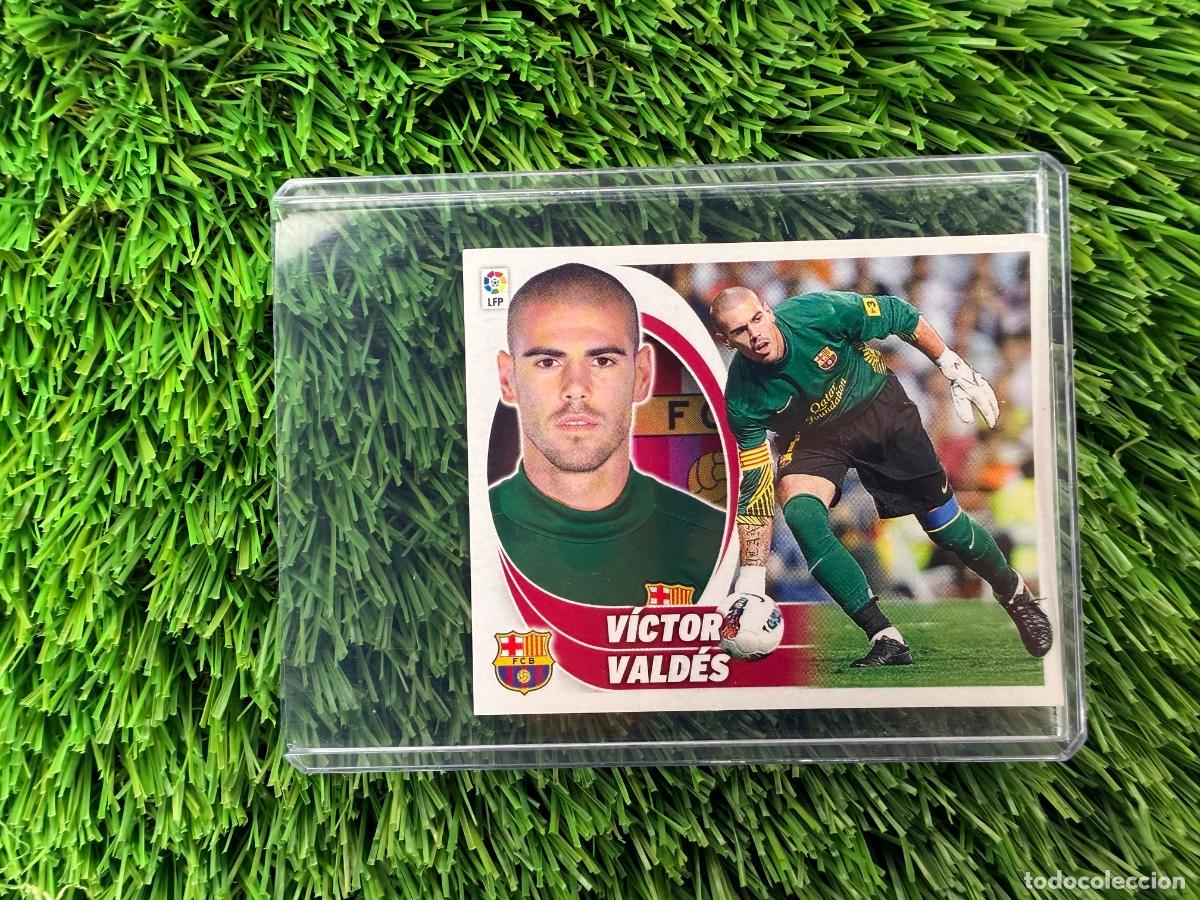 Cromos de f&uacute;tbol: N&ordm; 1 V&iacute;ctor Vald&eacute;s FC Barcelona Liga Este 12 13