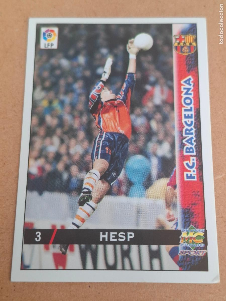 Cromos de f&uacute;tbol: MUNDICROMO 98 99 1998 1999 - 3 HESP - FC. BARCELONA