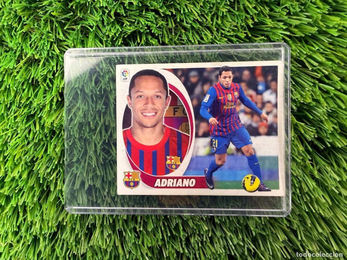 Cromos de f&uacute;tbol: N&ordm; 7A Adriano FC Barcelona Liga Este 12 13