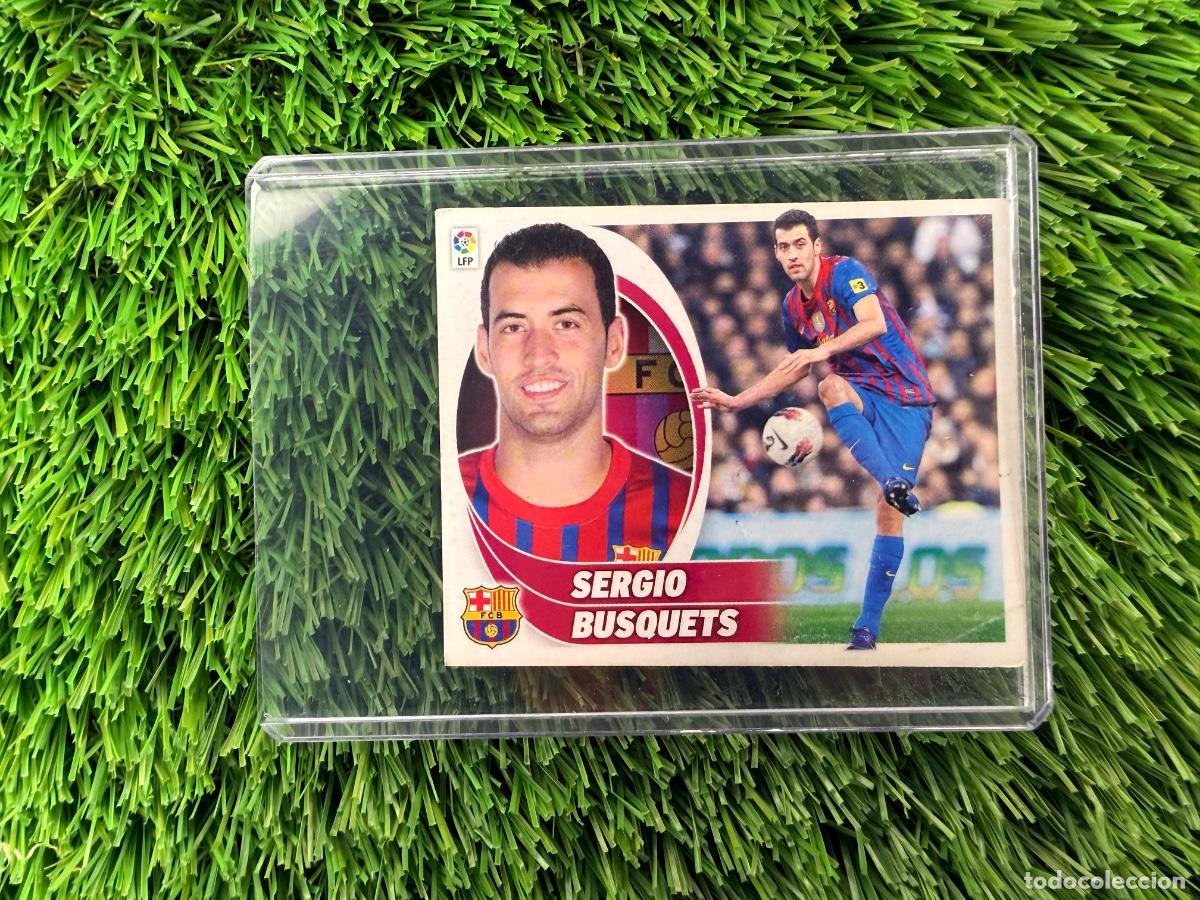 Cromos de f&uacute;tbol: N&ordm; 8 Sergio Busquets FC Barcelona Liga Este 12 13